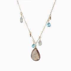 Asymmetrical Rutilated Quartz