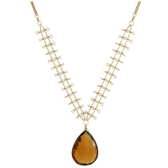 woven pearl necklace